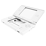 eXtremeRate Cover Scocca Tasti Ricambio per Nintendo DS Lite,Custodia Pulsanti Kit Shell Case per Nintendo DS Lite NDSL(NON Include Console)-Bianco