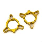 Pizgear 22MM, for Suzuki, for GSXR600 GSXR750 GSX-R GSXR 600 750 K4 K5 2004-2005 Regolatore precarico forcella ammortizzata for moto Regolatore di precarico forcella per moto(22mm Gold)