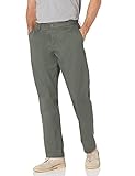 Amazon Essentials Pantaloni Chino Classici con Parte Piatta sul Davanti Resistenti alle Pieghe (Disponibili in Taglie Extra Forti) Uomo, Verde Oliva Scuro, 46W / 30L