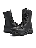 Brandit Phantom 14 Eyelet Boots, Combat Boot Unisex - Adulto, Nero, 42 EU