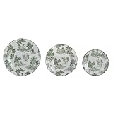 Blanc Mariclò Set 18 piatti in porcellana Toile de Jouy "Affinità Elettive" D26/22/19 cm