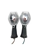 frecce moto Per Suzuki Per V-Strom DL 650 GSF 600S 1200S Bandit SV 650S 2 Pezzi Indicatore Moto Lampadina Indicatore Di Direzione Anteriore Luce Posteriore frecce moto omologate(Rear Transparent)