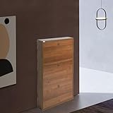 Linea Azzurra Scarpiera Serena Scarpiera Legno Nobilitato Melaminico 3 Ante e Ripiani 108x65x15cm Made in Italy per Ingresso, Soggiorno, Esterno, Camera da Letto