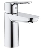 GROHE BauEdge | Rubinetto da bagno - batteria monocomando per lavabo, misura S | con cartuccia in ceramica | cromo | 23330000