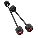 Protezione antiurto per ruota anteriore e posteriore per moto Multistrada 950 950S V4 V4S 2017-2025, protezione per braccio oscillante e forcella (rosso, per MTS V4/S 20-25)