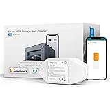 Meross Apriporta WiFi Garage Door Opener, Apricancello Wi-Fi Smart Intelligente, Compatibile con HomeKit, Alexa, Google Assistant, fino a 3 porte singole, Nessun hub richiesto, 2,4 GHz