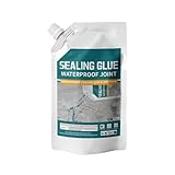 Riempitivo Per Crepe In Cemento Impermeabile 500ml Rapida Asciugatura Sigillante Per Riparazione In Cemento Stucco Per Fughe Antigelo Adesivo Forte Per Angoli, Tetti, Pavimenti E Davanzali