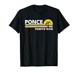 Ponce Puerto Rico RC Vintage Retro Souvenirs Palm Maglietta