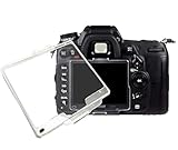 D7000 - Custodia protettiva per schermo LCD per fotocamera Nikon D7000 SLR, FANZR trasparente in ABS, sostituzione, BM-11 (confezione da 2)
