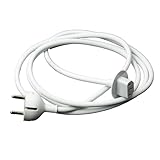 Rheinnet - Cavo di alimentazione UE compatibile con Apple iMac 17", 20", 21,5", 24", 27", G5, A1224, A1225, A1311, A1312, A1418, A1419, 6 m, cavo di alimentazione (2012, estremità 2019 (testa obliqua)