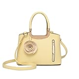 Miss Lulu Borsa a Mano Donna Media, Borse Tracolla Spalla in PU Pelle, Tote Shopper Bag Borsetta Grande, Tracolla Regolabile