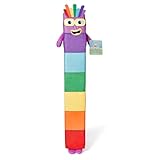 Learning Resources Numberblock Sette Peluche, dai 18 Mesi, Gioco Educativo Numeri, Peluche Morbido Arcobaleno