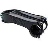 Attacco Manubrio Ciclismo Carbonio, 31,8 Gradi Attacco Manubrio, 6/17 Gradi 70/80/90/100/110/120/130mm Mountain Bike, per Bicicletta, Bici da Strada, MTB, BMX, Ciclismo (6° * 90MM)