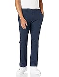 Amazon Essentials Pantaloni Chino Elasticizzati Casual vestibilità Sportiva (Disponibili in Taglie Extra Forti) Uomo, Blu Marino Scuro, 46W / 32L