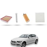 Kit Tagliando 4 filtri compatibile con Bmw Serie 1 (F20/F21) 114d 70kw dal 2015