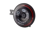 HELLA Clacson,STYLE HORN S90,12V,111dB(A),Gamma frequenze,415Hz,Tono alto,elettrico,Colore alloggiamento/sede,rosso/nero,Attacco piatto ad innesto,Quantità,1,3AL 922 000-951