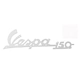 Emblema/SCRITTA 'Vespa 150' alluminio opaco, fissaggio con 8 viti 140 X 50 mm