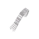 UsmAsk Bracciale in Acciaio Inossidabile 316L da 26 mm Adatto for Cinturino for Orologio da Uomo AP 15400 Audemars Piguet Royal Oak GA2100 2110