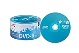 50 JVC Kenwood 16x DVD vuoto Premium con marchio DVD-R 16x 4,7GB 120 minuti Shrinkwrap