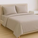 MAXIME MAISON - Completo Lenzuola Matrimoniali in Cotone Made in Italy, Set Lenzuola Letto Matrimoniale Anallergiche con Federe Tinta Unita, Biancheria da Letto Certificata Oeko Tex Standard 100