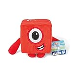 Learning Resources Peluche Numberblock One, Giocattoli di Peluche a Blocchi numerici per Bambine e Bambini, Giocattoli Morbidi per Bambini da 1 a 3 Anni, età 18 Mesi +