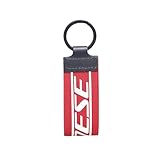 Dainese - Speed Keyring, Portachiavi con Elastico, Made in Italy, Unisex, Rosso, N