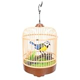 ifundom Giocattolo Gabbia Uccelli Attivato Dalla Voce Interattivo Con Gancio Sospeso Per Uso Interno Ed Esterno Gioco Educativo Per Bambini E Famiglie