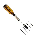 Cacciavite a cricchetto Push Pull con 5 teste a spirale a cricchetto cacciavite semi automatico