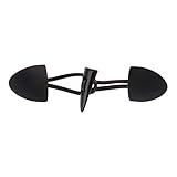 BYUTFA 6 paia di bottoni di chiusura a levetta in corno di pelle cappotto per giacca montgomery scialle vestiti