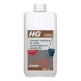 HG Rimuovi Velature di Colla Cementizia su Piastrelle, Smacchia i Pavimenti e le Fughe, Adatto anche all'Utilizzo sul Cemento, 1 litro