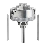 Mandrino Autocentrante a Tre Mascelle,Mandrino 3 Ganasce Per Tornio Legno - Accessori Autocentranti Di Precisione Per Pinza E Trapano Per Uso In Officina Industriale Hobby Riparazione E Fabbrica