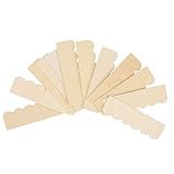 12 pezzi 1:12 scandole per casa delle bambole Unfinish in legno in miniatura tegole per tetti decorazione per coperture da giardino da cucina fai-da-te, 4,5 x 1,3 pollici(Incompiuto)