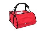 HENDI Borsa per la consegna e il trasporto della pizza, sacchetto isolato per pizza, impermeabile, borsa per la consegna di pizze pasti e cibi, interno 35x35x(H) 18cm, rosso, 37x37x(H) 21cm