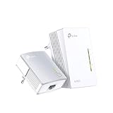 TP-Link TL-WPA4220 KIT Powerline Kit AV600Mbps e Wi-Fi 300Mbps, Homeplug AV2, Porte Ethernet, Plug & Play, Compatibile con Router, Tecnologia Powerline Avanzata, Facile Gestione