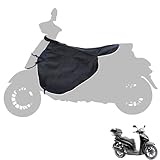 coprigambe scooter Compatibile con Honda SH300i,per mantenere le gambe calde, con pile di cotone incorporato e tasca portaoggetti(Black)