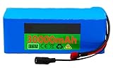 Batteria Per Bicicletta Elettrica 36V 30Ah Ebike Battery 10S3P Con Caricabatterie E BMS Ricaricabile Batteria Per Scooter 36V Per Motori Da 250 W A 800 W 36V 30Ah,T