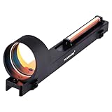 FOCUHUNTER Mirino in Fibra Rossa 1x28mm Ottica Tattica per tiro all'aperto Caccia Riflessione olografica Vista
