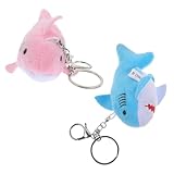 Beaupretty bambola di squalo animali imbalsamati dell'oceano simpatico portachiavi con squalo mini peluche sfusi squalo giocattolo giocattoli di squalo bomboniere degli squali cotone pp