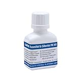 CFH Flux per saldatura argento FM 343 - Flussante per brasatura 25 g, pasta saldante per saldatura rame, ottone, canna di fucile e acciaio, contiene potassio metaborato