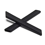 PapaViva Sostituzione Orecchio Calze Earsocks Temple Arms per Oakley Racing Giacca/Jawbone/Straight Jacket 2007 Occhiali da sole Telaio, Nero , Taglia unica