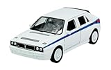 Welly Lancia Delta HF Integrale Evoluzione Bianco 1/34-1/39 Modello di auto in metallo Die Cast nuovo in scatola