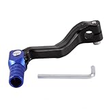 GOOFIT Nero e Blu Lega di Alluminio Shifter Lever Shifter Pedal Pieghevole Cambio Leve Sostituzione per Cb250 Motocross Bike ATV Dirt PitBike