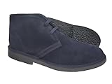 Primo Calzature Scarpe Uomo Eleganti, Polacchine in Vera Pelle, Stivaletto Beatles Invernale ed Estivo, Produzione Artigianale (Blu Navy, Sistema Taglie Calzature EU, Adulto, Uomo, Numero, Media, 45)