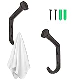 LINTRA Robusto Ganci Appendiabiti Vintage, 2 Pezzi Ganci Appendiabiti da Parete, Attaccapanni da Muro da Parete Forma Retrò Unica, Adatta per Uso Interno ed Esterno