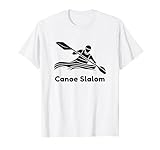 Divertente canoa slalom paddle battaglia kayak avventura stampa Maglietta