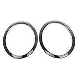 Shkalacar Anello di Rivestimento del Faro Nero per BMW Mini Cooper One R50 R52 R53 2001-2006 1 Paio OEM 63126917835 63126917836