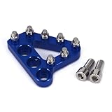 Pedali Per Moto Per Husqvarna TC FC TX FX 85 125 250 300 350 450 501 570 610 701 2014-2016 Moto Posteriore Del Piede Pedale Del Freno Leva Passo Punta Piastra Moto Pedane (Colore : Blue)