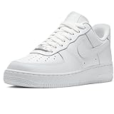 Nike Wmns Air Force 1 '07, Scarpe da Basket Donna, White Metalic Logo, 38.5 EU
