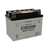 BATTERIA MOTORPARTS-MINARELLI COMPLETA SPECIFICA MOTO SCOOTER YB4L-B 12V 4 AH COMPATIBILE CON APRILIA RED ROSE 50 2T 89 > 92