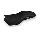 BRIXIAMOTO copri sella panama 3 nero Comfort Memory Foam logo F 850 GS compatibile con BMW F750 GS 850 2018-2023 e per F850 GS 850 2018-2023